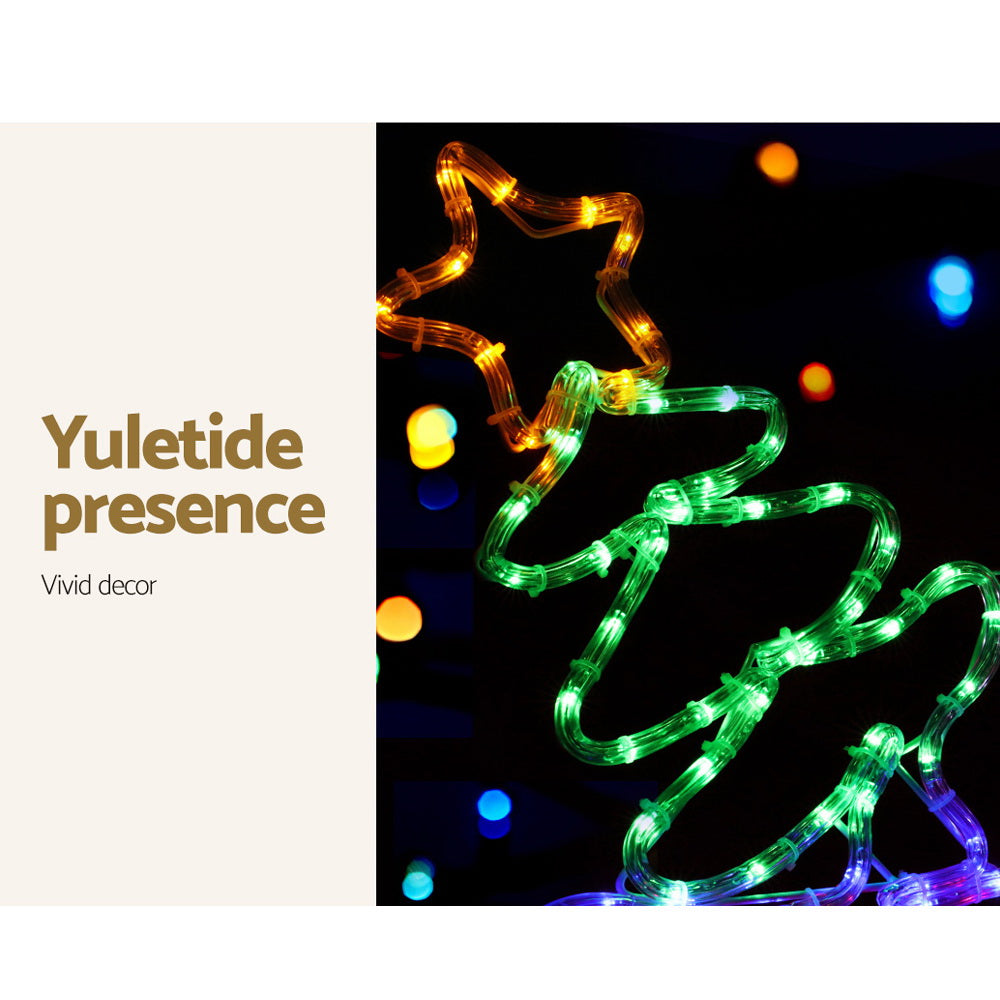 2.1M Christmas Lights 631 LED Train Motif Light Decorations Jingle Jollys 5