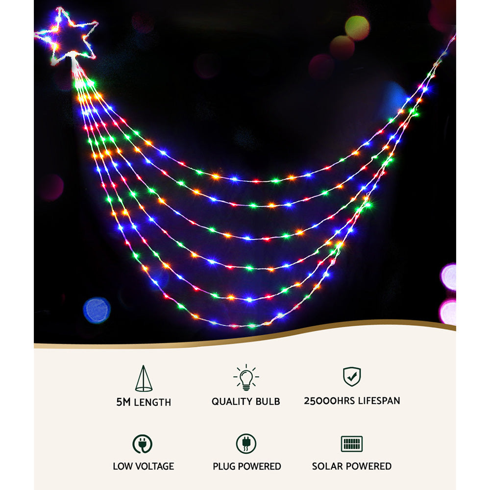 320 LED 5M Christmas Lights Solar String Fairy Light Jingle Jollys 3