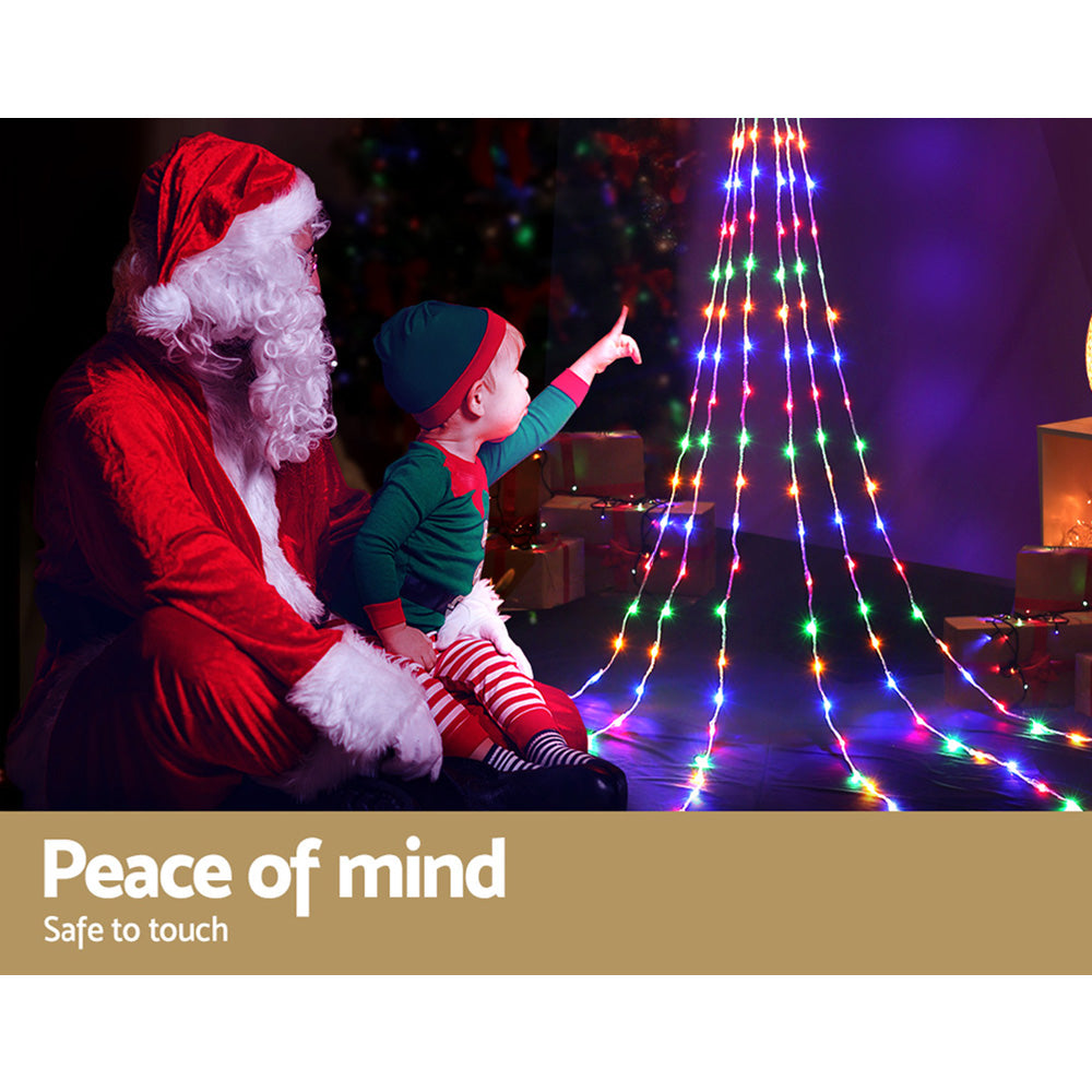 320 LED 5M Christmas Lights Solar String Fairy Light Jingle Jollys 6