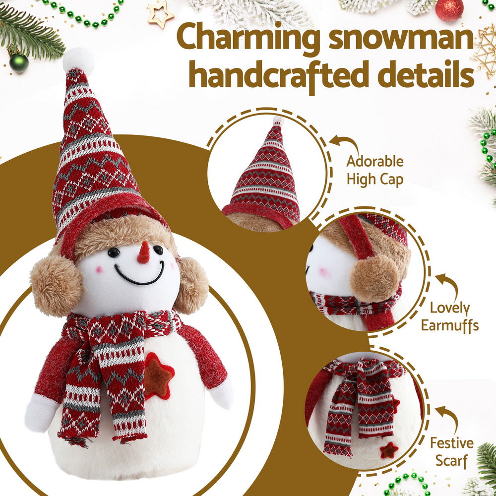 Jingle Jollys Christmas Snowman Handicraft Ornaments Party Decorations 35cm 5