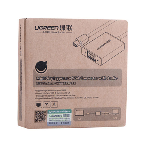 UGREEN Mini Display Port to VGA+Audio Converter cable (10437) 3