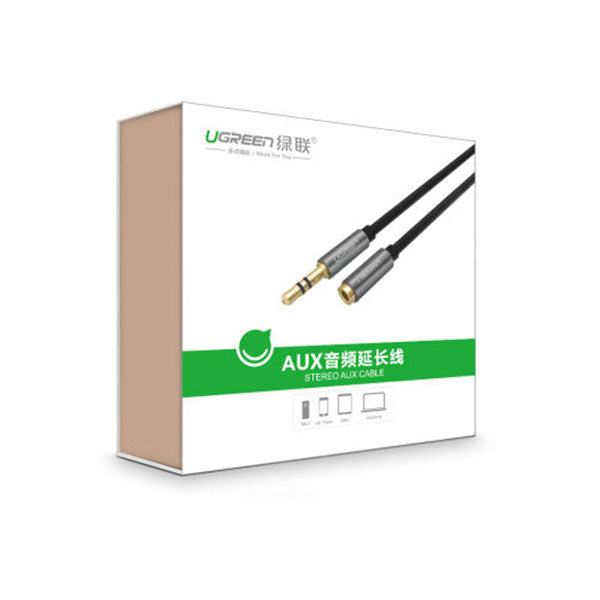 UGREEN 3.5mm Male to 3.5mm Female extension cable 2M (10594) 3
