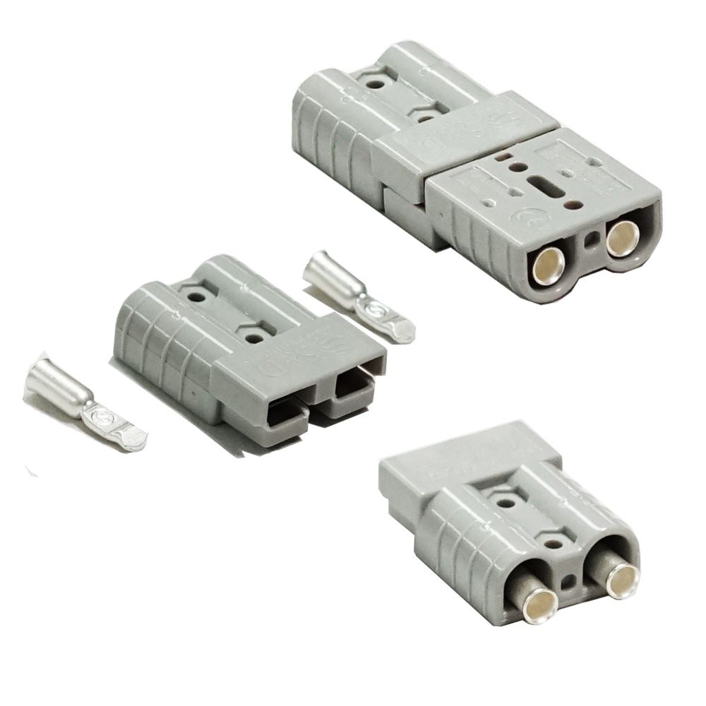 10x Anderson Style Plug connector 50AMP Caravan Trailer Solar 6AWG GREY 4