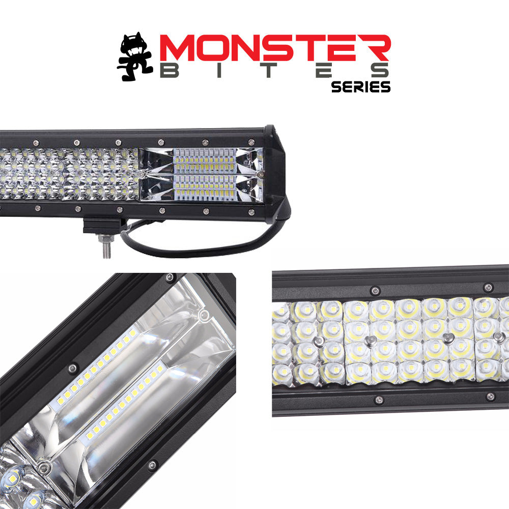 28 inch Philips LED Light Bar Quad Row Combo Beam 4x4 Work Driving Lamp 4wd 3
