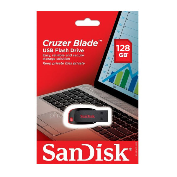 Sandisk Cruzer Blade CZ50 128GB USB Flash Drive 3