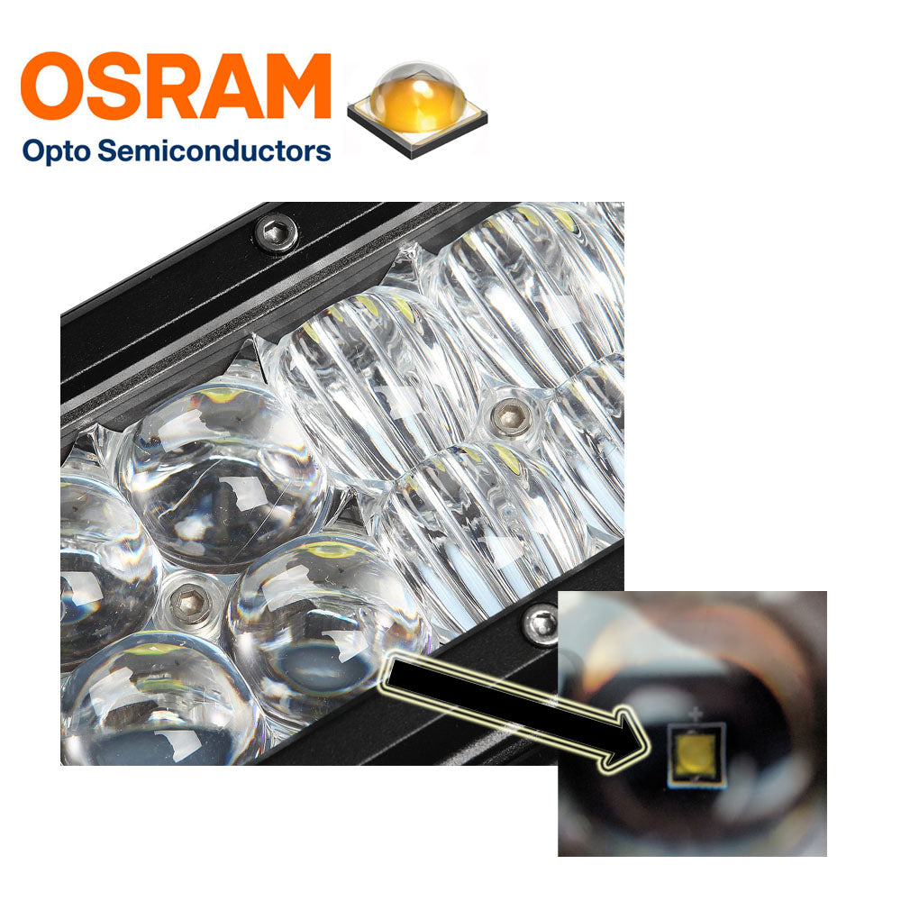 23inch Osram LED Light Bar 5D 144w Sopt Flood Combo Beam Work Driving Lamp 4wd 4