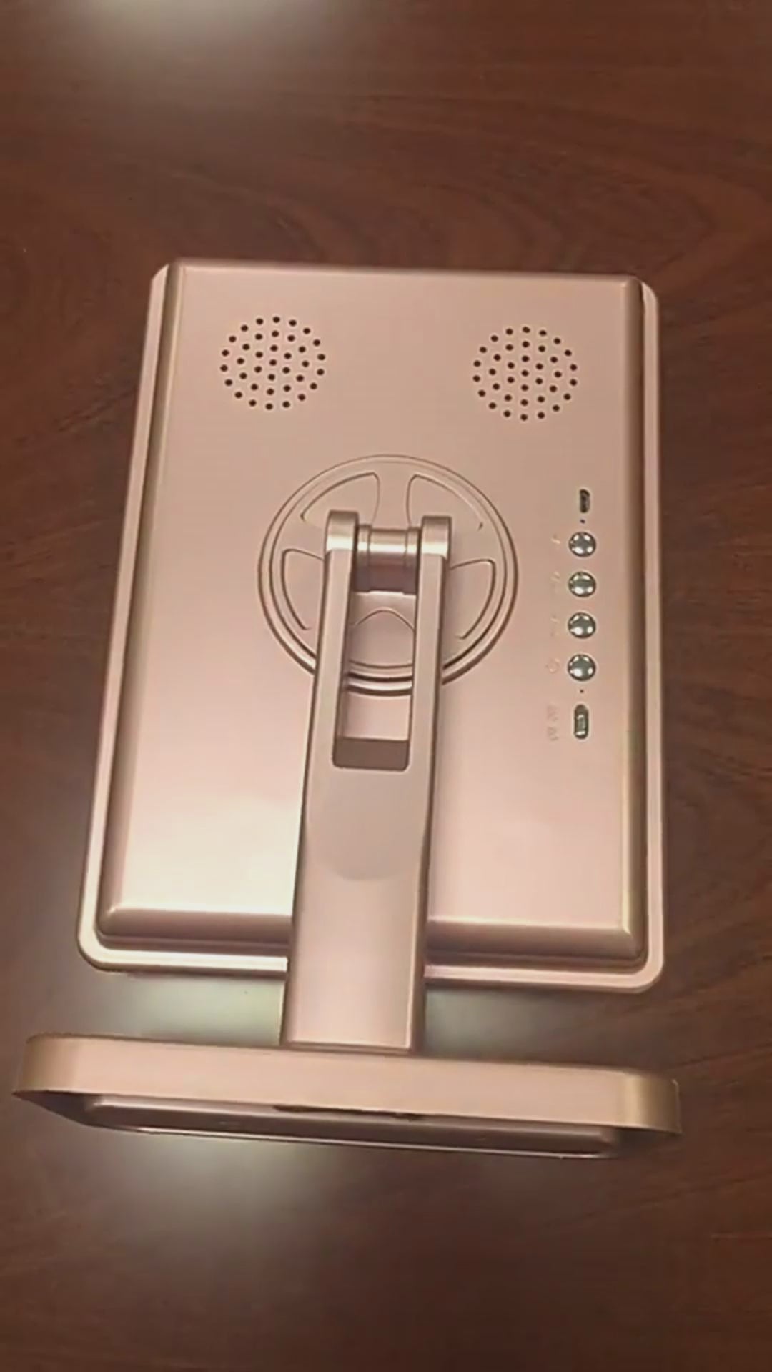 Touch Screen Makeup Mirror With 20 LED Light Bluetooth Music Speaker 10X Magnifying Mirrors Lights