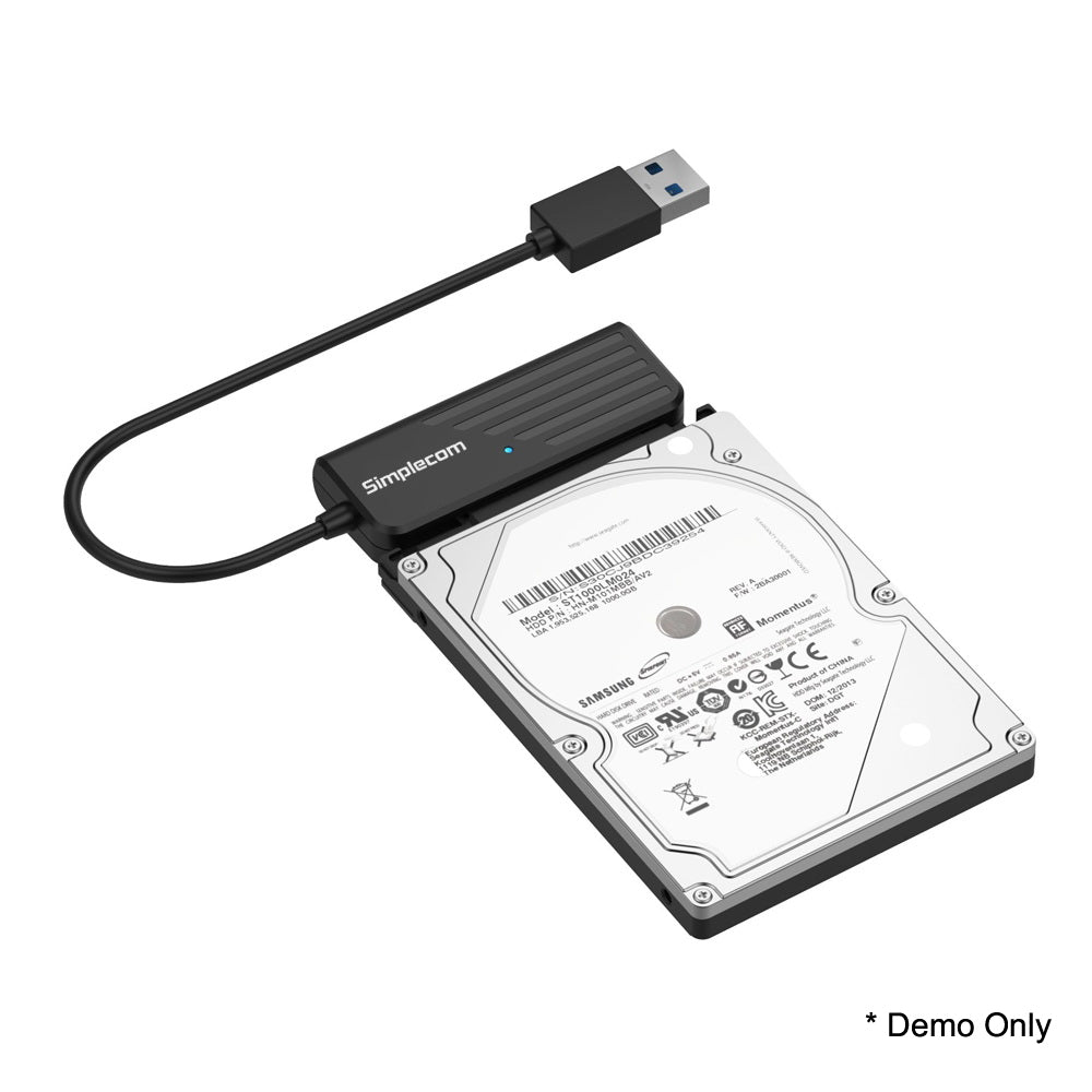 Simplecom SA205 Compact USB 3.0 to SATA Adapter Cable Converter for 2.5" SSD/HDD 3